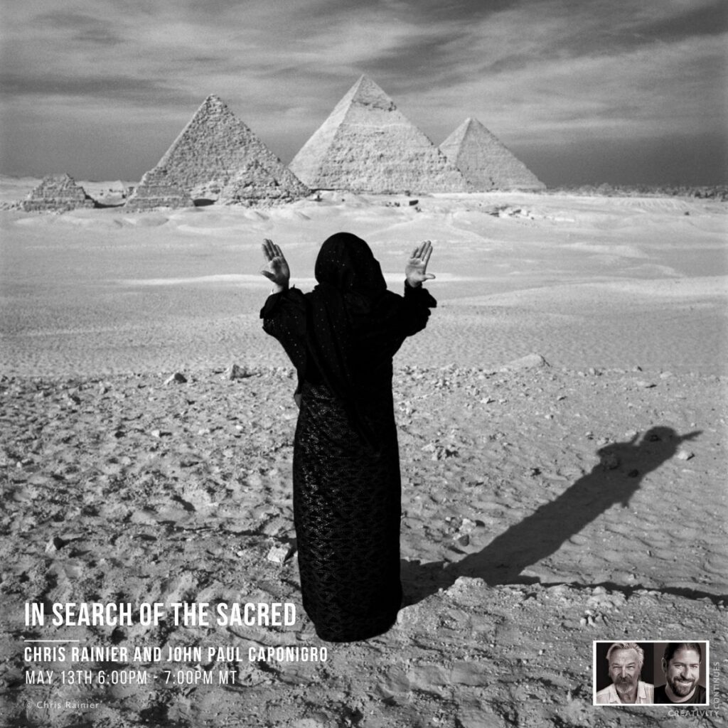 Santa Fe Workshops Creativity Continues In Search of the Sacred with Chris Rainier and John Paul Caponigro