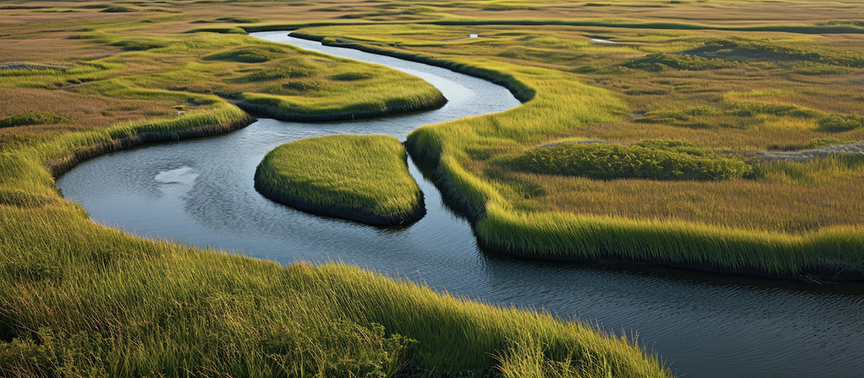 Marsh at Pleasant Bay, Cape Cod