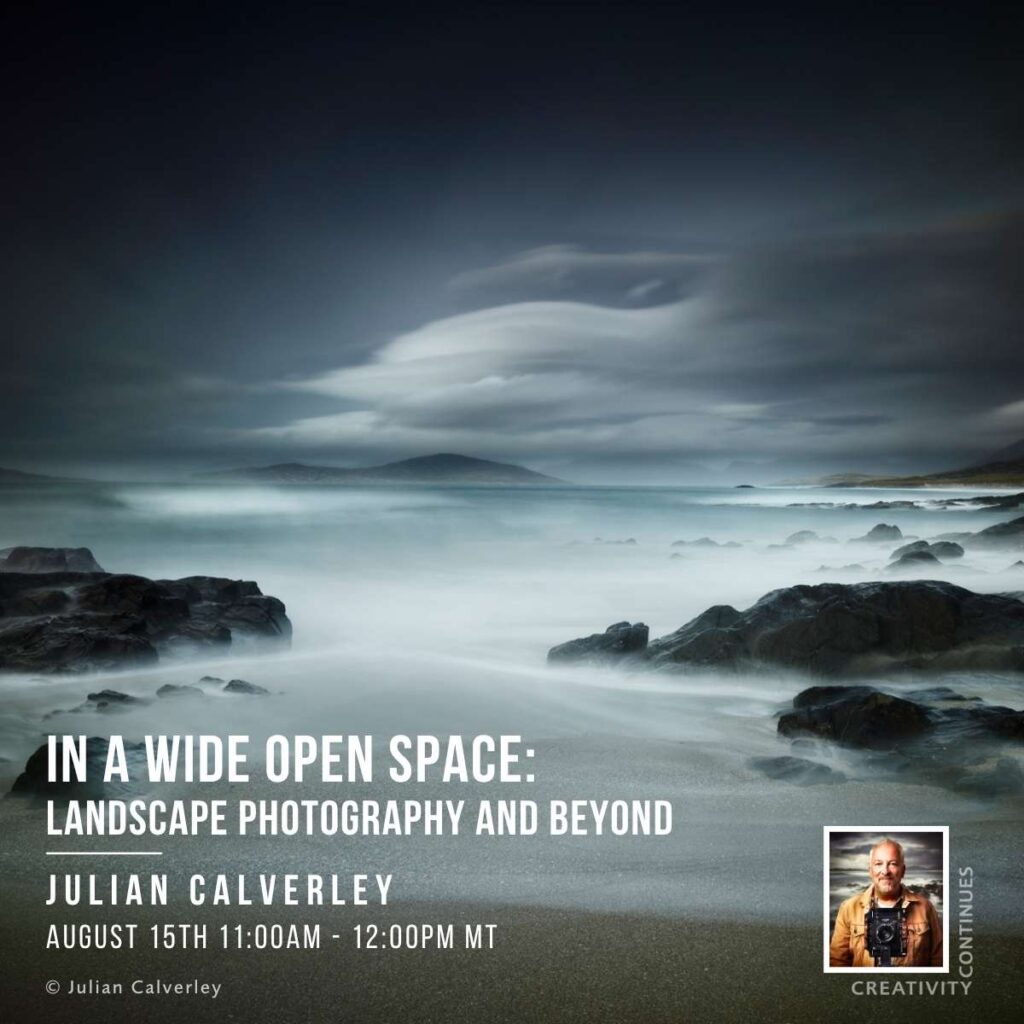 Santa Fe Workshops Creativity Continues Wide Open Space: Landscape Photography and Beyond with Julian Calverley