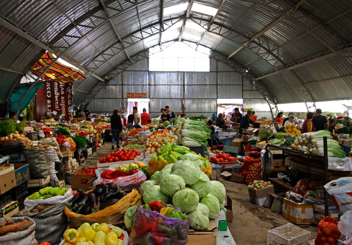 Market in Cholpon Ata