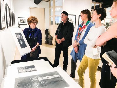 © Alice Sachs Zimet, class visit to Throckmorton Fine Arts (NYC)